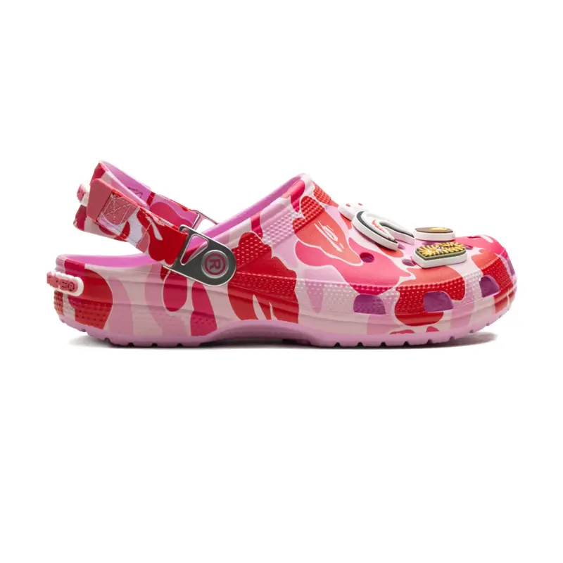 BAPE x Crocs Classic Carnation clogs - 1