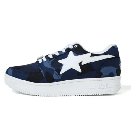 BAPESTA Camo M2 Navy Shoes