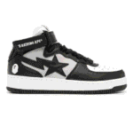 BAPESTA Leather Patch Logo Mid Shoes