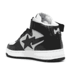 BAPESTA Leather Patch Logo Mid Shoes