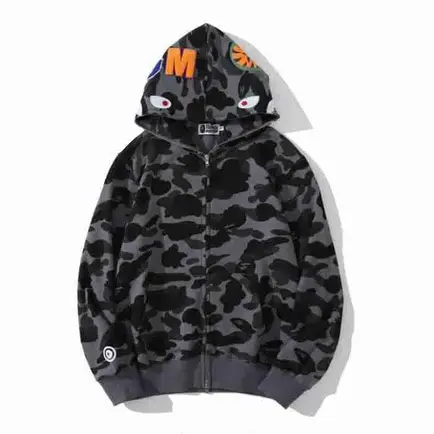 BAPE Dark Grey Camo Hoodie BAPE Dark Grey Camo Hoodie