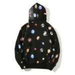 BAPE Galaxy Shark Black Hoodie