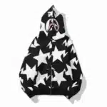 BAPESTA Star Pattern Zipper Hoodie