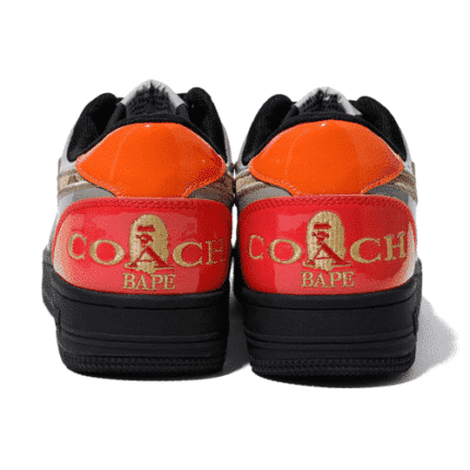 BAPESTA x Coach Low Multicolor Shoes