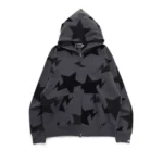 BAPESTA Star Pattern Full Zip Hoodie