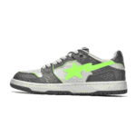 BAPESTA Sk8 93 Low Grey Shoes