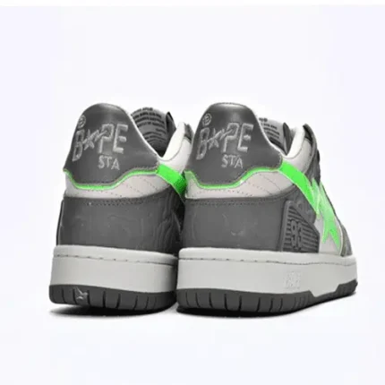 BAPESTA Sk8 93 Low Grey Shoes