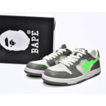 BAPESTA Sk8 93 Low Grey Shoes