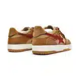 BAPESTA Sk8 Low Brown Shoes