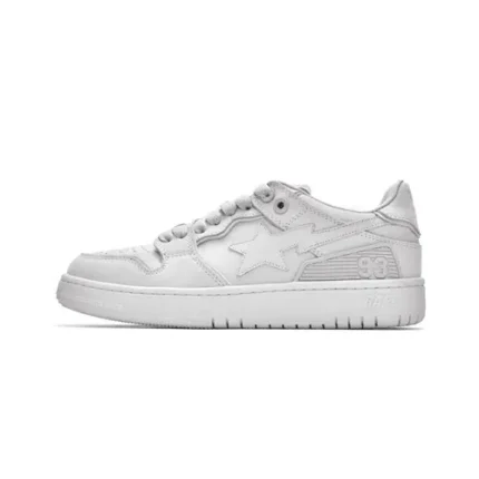 BAPESTA 93 Sk8 Low White Shoes