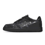 BAPESTA Low Black Shoes
