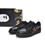 BAPESTA Low Black Shoes