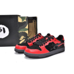 BAPESTA Sk8 Low Brown-Red Shoes