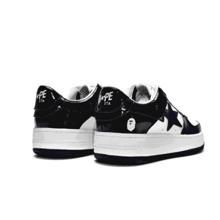 BAPESTA Low Patent Leather M2 Shoes