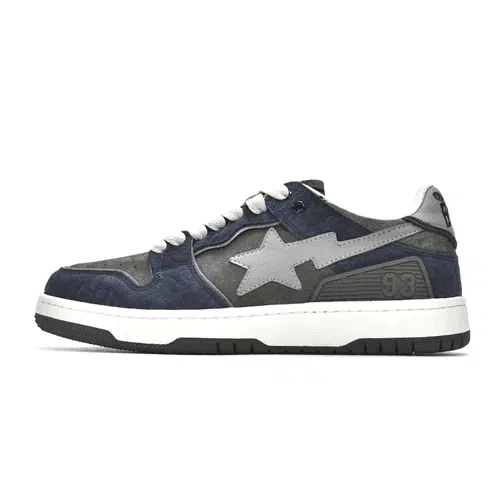 Bape-Sk8-Sta-Low-Green-Blue.webp BAPESTA Sk8 Low Grey-Navy Shoes