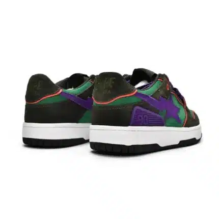BAPESTA Sk8 Low Top Purple Shoes