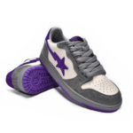 BAPESTA Sk8 Low Mist Grey Shoes