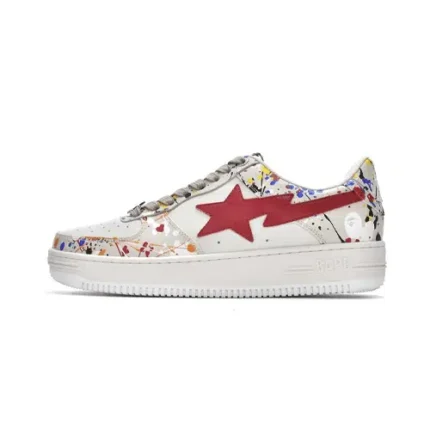 BAPESTA Sk8 Splash Ink Low Shoes