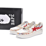 BAPESTA Sk8 Splash Ink Low Shoes