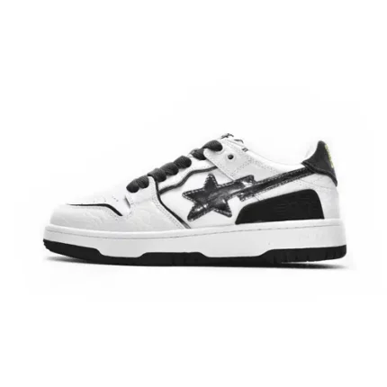 BAPESTA Sk8 Low White Shoes