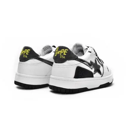 BAPESTA Sk8 Low White Shoes