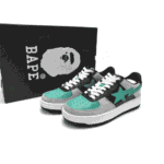 BAPESTA Star Leather Patch Low Shoes