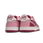 BAPESTA Sk8 Low Maroon Shoes