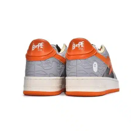 BAPESTA Low Orange Sneakers