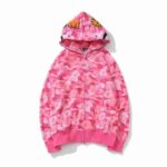 Pink Bape Camo Hoodie