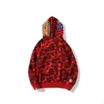 BAPE Camo Tiger Shark Double Hoodie