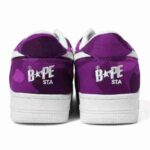 BAPESTA Mid Camo Purple Shoes
