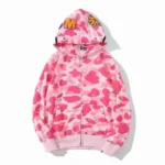 Pink Bape Hoodie