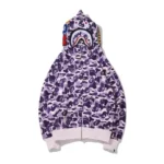 Purple Camo BAPE Hoodie